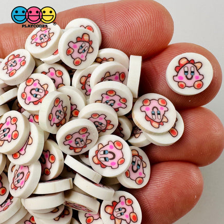 Pink Character Video Game Cute Fake Clay Sprinkles Decoden Fimo Jimmies 5Mm/10Mm Playcode3 Llc