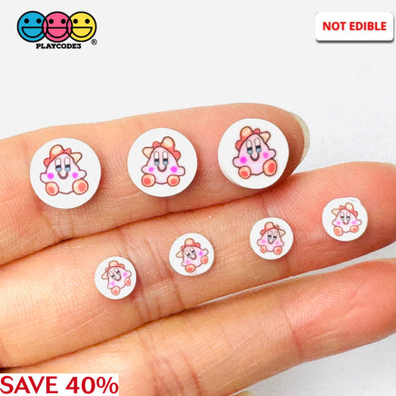 Pink Character Video Game Cute Fake Clay Sprinkles Decoden Fimo Jimmies 5Mm/10Mm Sprinkle