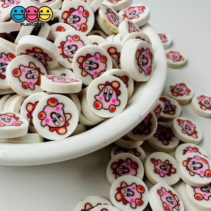 Pink Character Video Game Cute Fake Clay Sprinkles Decoden Fimo Jimmies 5Mm/10Mm Playcode3 Llc
