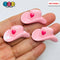 Pink Cowgirl Hat with Heart Flatback Charms Western Craft Supply 10pcs - Fake Food