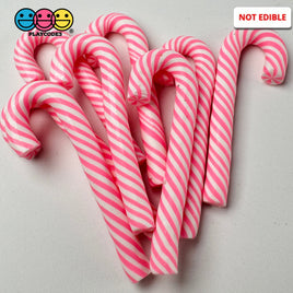 Pink Peppermint Candy Cane Christmas Holiday Cabochons Decoden Charm 10 Pcs Playcode3 Llc