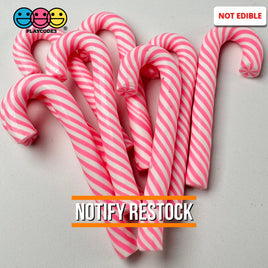 Pink Peppermint Candy Cane Christmas Holiday Cabochons Decoden Charm 10 Pcs Playcode3 Llc