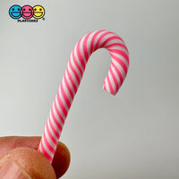 Pink Peppermint Candy Cane Christmas Holiday Cabochons Decoden Charm 10 Pcs Playcode3 Llc