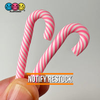 Pink Peppermint Candy Cane Christmas Holiday Cabochons Decoden Charm 10 Pcs Playcode3 Llc