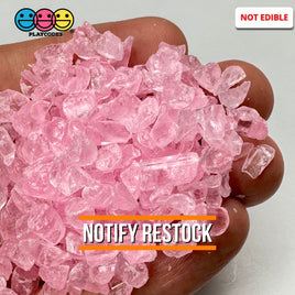 Pink Silica Acrylic Sand 100 Gram Slime Filler Fake Lava Rock Candy Sprinkle