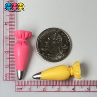 Pipping Bag Mini Charm Cake Pipe Sliver Tip Cabochons Decoden 5 Colors 10 Pcs Playcode3 Llc