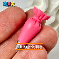 Pipping Bag Mini Charm Cake Pipe Sliver Tip Cabochons Decoden 5 Colors 10 Pcs Playcode3 Llc