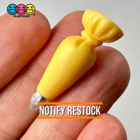 Pipping Bag Mini Charm Cake Pipe Sliver Tip Cabochons Decoden 5 Colors 10 Pcs Playcode3 Llc