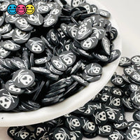 Pirate Flag Skeleton And Cross Bone Clay Fimo Slices Halloween Sprinkles Decoden 100 Grams Sprinkle