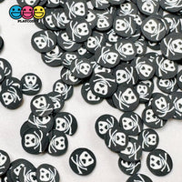 Pirate Flag Skeleton And Cross Bone Clay Fimo Slices Halloween Sprinkles Decoden Sprinkle