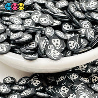Pirate Flag Skeleton And Cross Bone Clay Fimo Slices Halloween Sprinkles Decoden Sprinkle