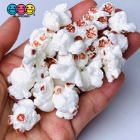 Popcorn White And Caramel Faux Realistic Fake Food Charms (20 Pcs) Playcode3 Llc Charm