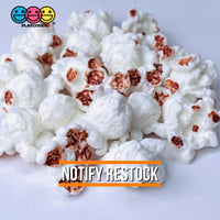 Popcorn White And Caramel Faux Realistic Fake Food Charms (20 Pcs) Playcode3 Llc 20Pcs White Charm