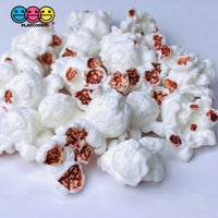 Popcorn White And Caramel Faux Realistic Fake Food Charms (20 Pcs) Playcode3 Llc 20Pcs White Charm