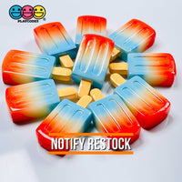 Popsicles Charms 4Th Of July Colors Fake Candy Cabochons 10 Pcs Charm