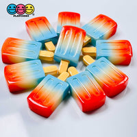 Popsicles Charms 4Th Of July Colors Fake Candy Cabochons 10 Pcs Charm