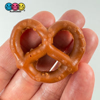 Pretzels Fake Food Plastic Resin Prop Chocolate Not A Toy 9/10 Pcs Milk Chocolate (10Pcs)