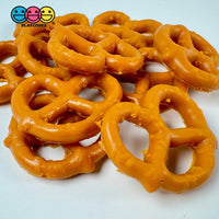 Pretzels Fake Food Plastic Resin Prop Chocolate Not A Toy 9/10 Pcs