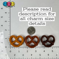 Pretzels Fake Food Plastic Resin Prop Chocolate Not A Toy 9/10 Pcs