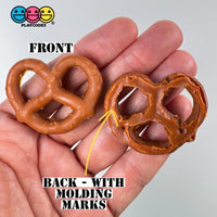 Pretzels Fake Food Plastic Resin Prop Chocolate Not A Toy 9/10 Pcs