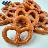 Pretzels Fake Food Plastic Resin Prop Chocolate Not A Toy 9/10 Pcs