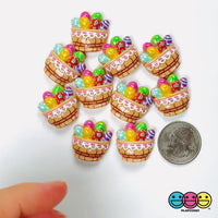 easter egg basket charm