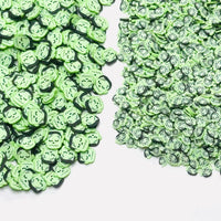 Frankenstein's Monster 5mm 10mm Green Fimo Fake Sprinkles Halloween Young Frankenstein