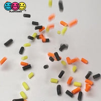 Fake Candy Fall Festival Halloween Holiday Clay Sprinkles 3-4mm Decoden Fimo Jimmies
