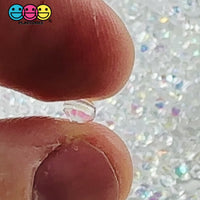 4mm Diamond Shape Acrylic Rhinestone Beads Caviar Faux Sprinkles Decoden Slime Supplies Jewelry
