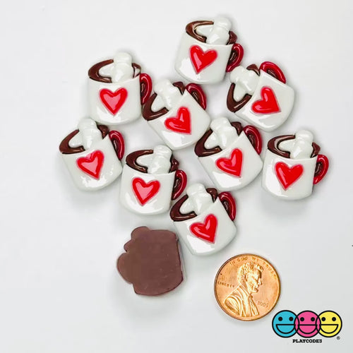 hot chocolate heart mug