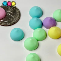 Cookie Chips Kisses Drops Pastel Easter Colors Chips Fake Food Realistic Charm Cabochons 25 pcs