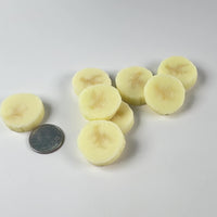 Banana Slices Fake Realistic Imitation Faux Food Fruit Life Like Bendable Plastic Resin 10 pcs