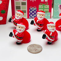 Santa Carrying Toy Sack Christmas Holiday Cabochon Charm Decoden 1 pcs