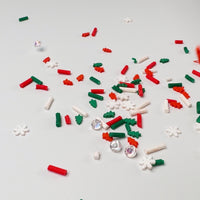 Christmas Tree Rhinestone Holiday Red Green White Fake Clay Sprinkles Decoden Fimo Jimmies