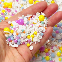 Dream Land Star 6/4/2mm Beads Purple Yellow Blue Orange 5mm Fake Clay Sprinkles Decoden Fimo Jimmies