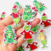 Character Torso Full Body Bla Bla Hate Hearts Theme Christmas Planars Holiday Planar Decoden 10pcs