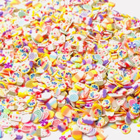 Sweet Sugar Candyland Mixes 5mm Fake Clay Sprinkles Decoden Fimo Jimmies