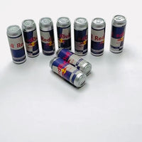 Mini Energy Drink Fake  Soda Can 3D Red Fake Food Cabochons Decoden Charm 10pcs