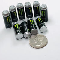 Fake Mini Energy Drink Soda Can 3D  Fake Food Cabochons Decoden Charm 10pcs