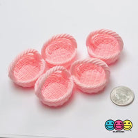 pink lace easter basket