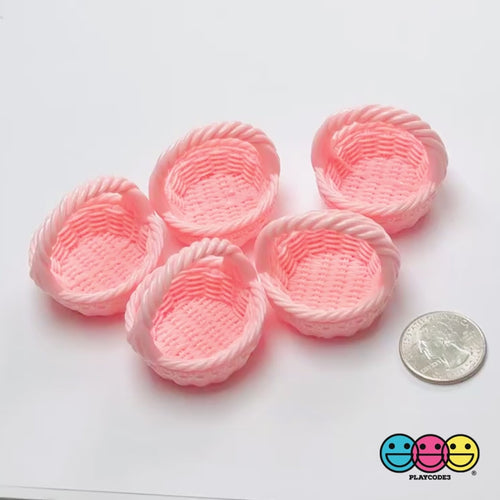 pink lace easter basket