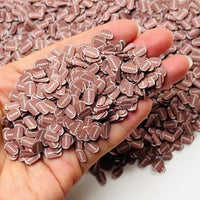 Football Sports Ball Theme Fimo Slices Fake Clay Sprinkles Decoden Jimmies