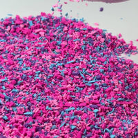 Cookie Crumbles Polymer Clay Sprinkles - Vibrant Hot Pink Blue Toppings Fake Bake Slime Crafts