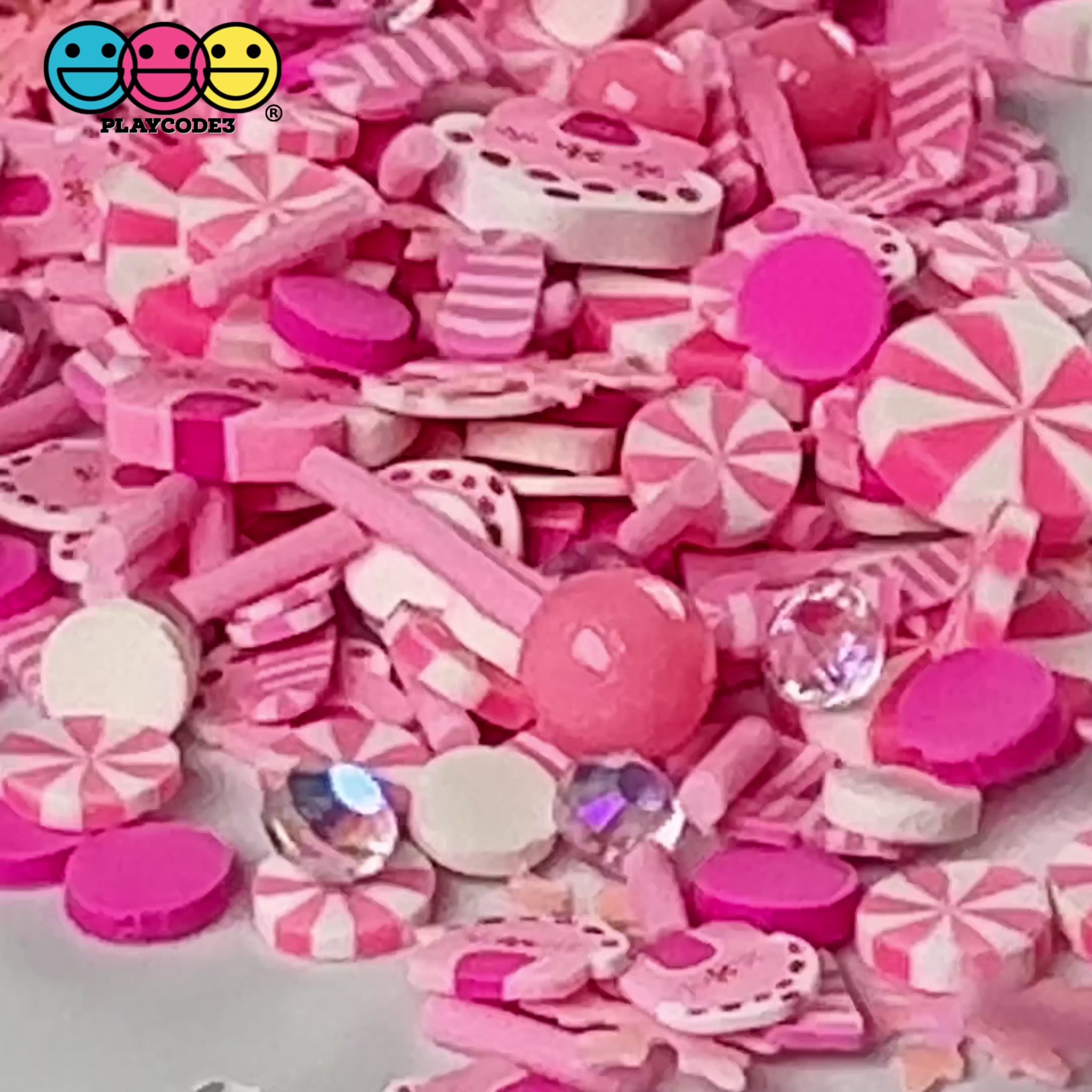 Gummy Bear Fake Flatback Charms HARD Resin Cabochons Fake Candy 18pcs