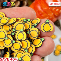 Pumpkin 10Mm Fimo Slices Fake Sprinkles Halloween Decoden Funfetti Sprinkle