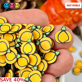 Pumpkin 10Mm Fimo Slices Fake Sprinkles Halloween Decoden Funfetti Sprinkle