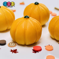 Pumpkin Fairytale Mini Flatback Charm Halloween Thanksgiving Fall Cabochons 10 Pcs