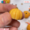 Pumpkin Fairytale Mini Flatback Charm Halloween Thanksgiving Fall Cabochons 10 Pcs