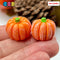 Pumpkin Mini Charms With Stems Charm Halloween Cabochons Decoden 10 Pcs