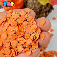 Pumpkin Whole Fimo Slices Polymer Clay Fake Sprinkles Halloween Funfetti Confetti 10/5 Mm 10 Grams /